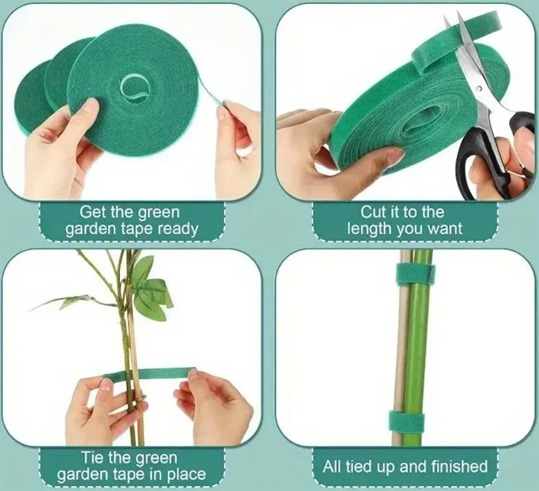 Soft tape for tying tomatoes and grapes, Мягкая лента для подвязывания томатов и винограда